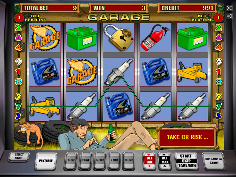 Garage игровые автоматы игровые автоматы с кредитом пять тысяч