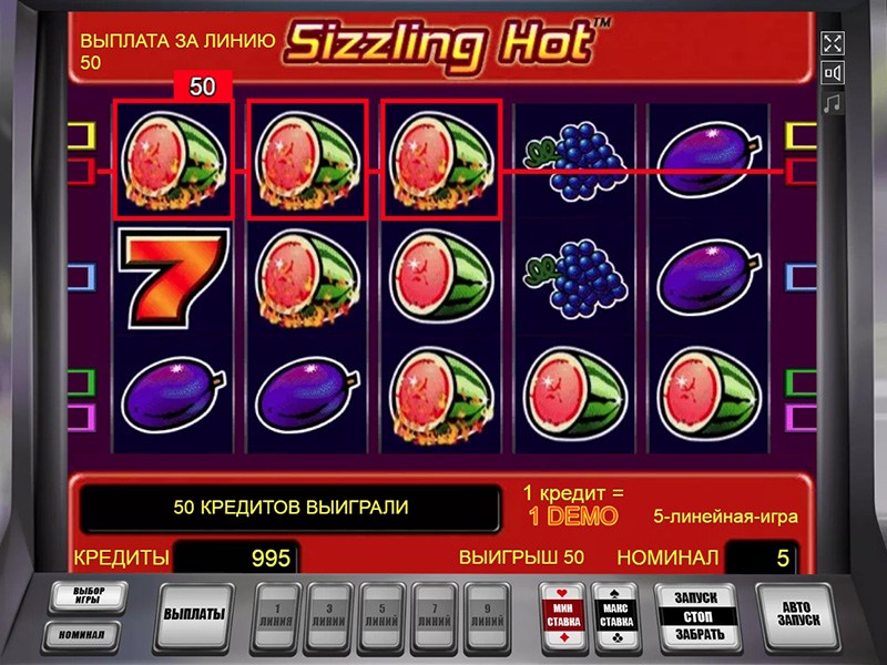 Sizzling Hot Deluxe Описание Игрового Автомата